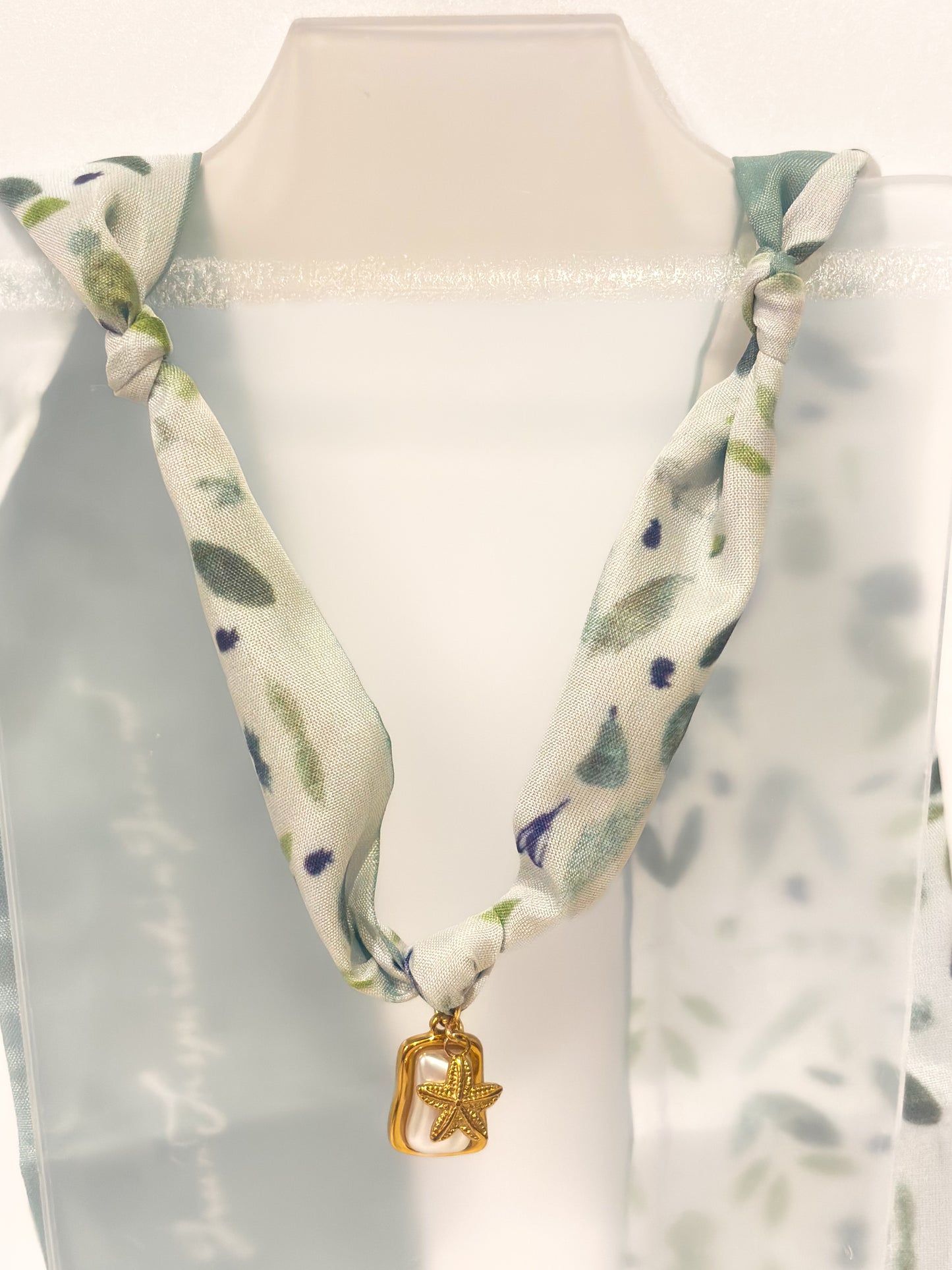 Beachy Scarf Necklace