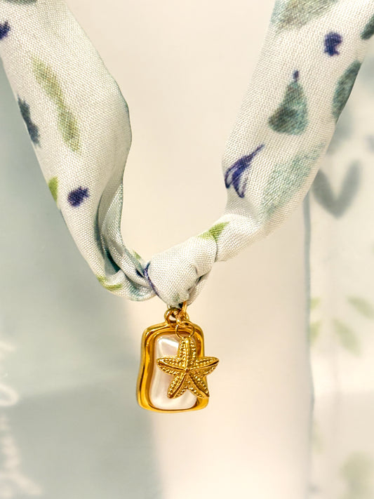 Beachy Scarf Necklace