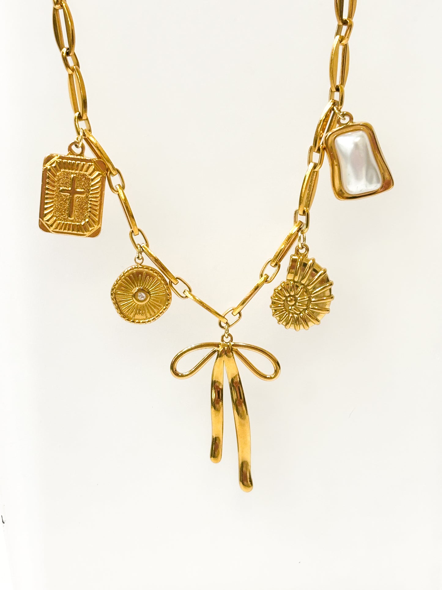 Blessings in Gold Necklace