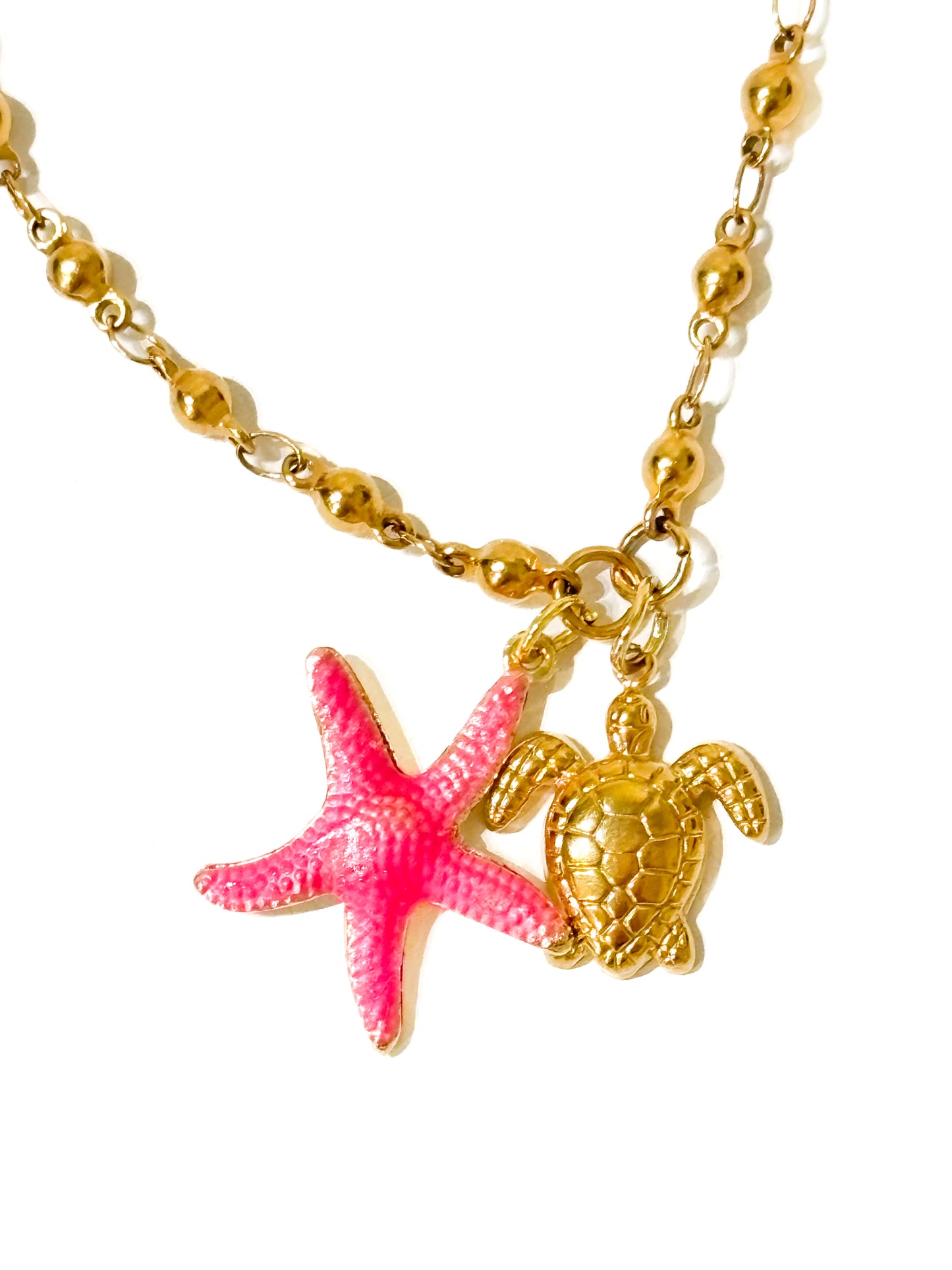 Starfish & Sea Turtle Bracelet