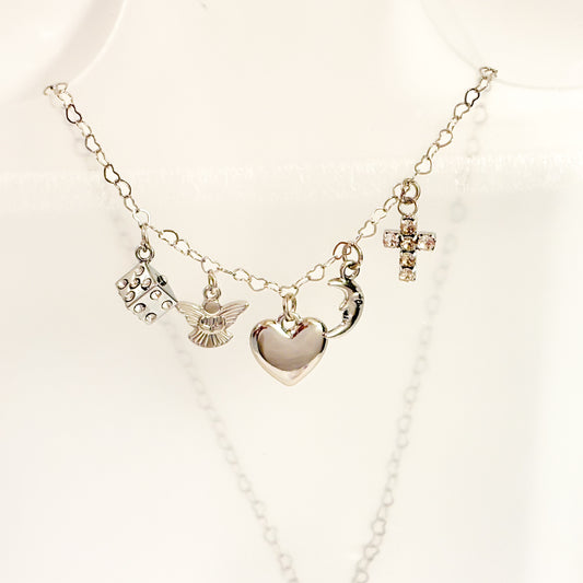 🌙 Faith & Fortune Charm Necklace