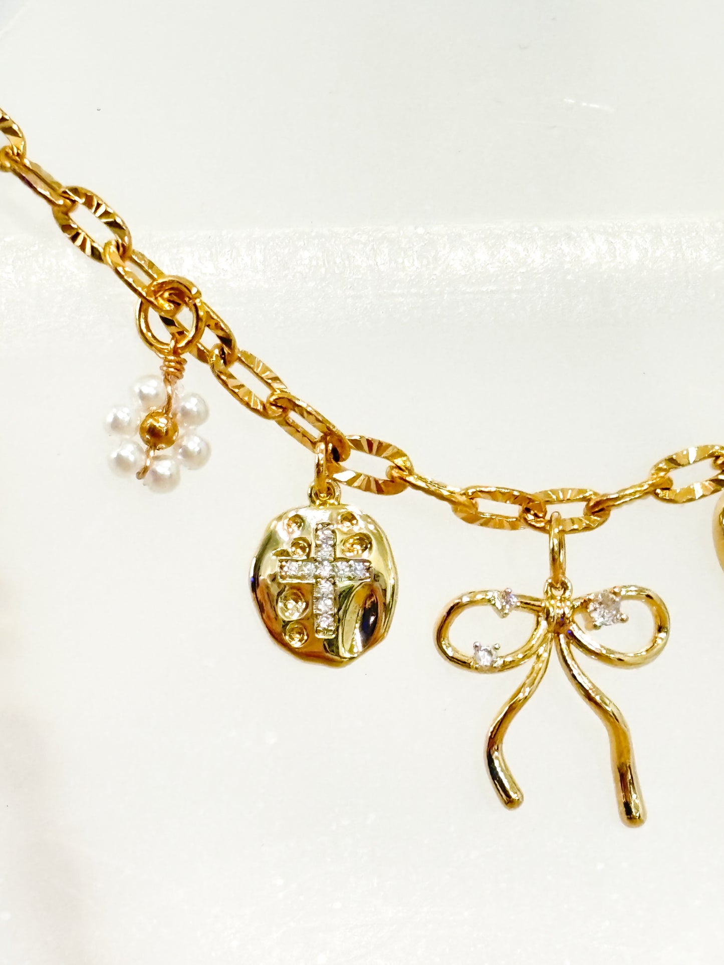 Grace & Glitter Charm Necklace